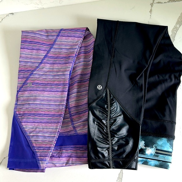 Two Pair of Lululemon Leggings Size 12 - Picture 12 of 12